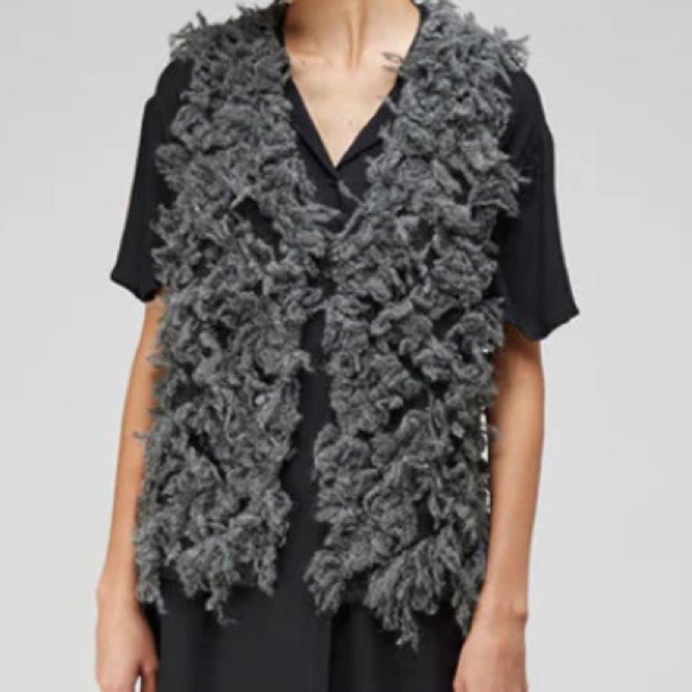 Gray Lauren Manoogian Faux Vest size Medium